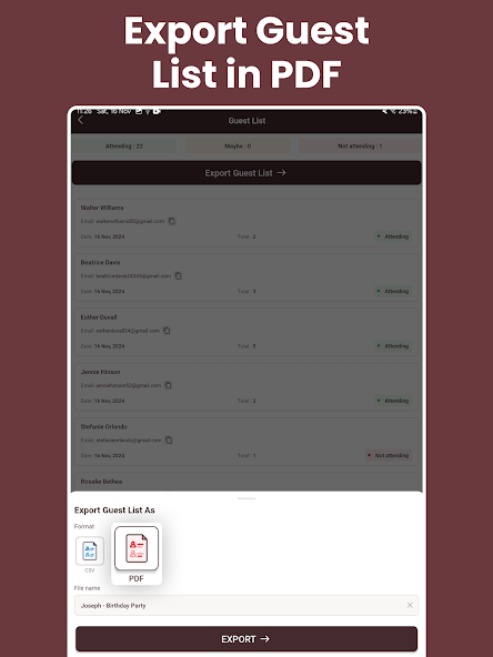 Invitation Maker + RSVP screenshot 17
