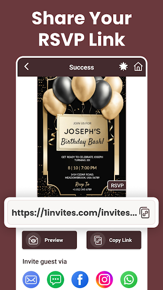Invitation Maker + RSVP screenshot 18