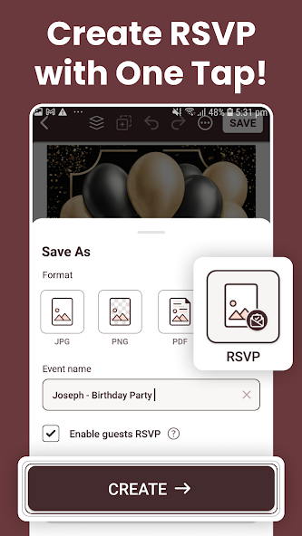 Invitation Maker + RSVP screenshot 19
