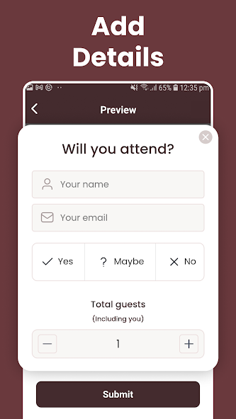 Invitation Maker + RSVP screenshot 20