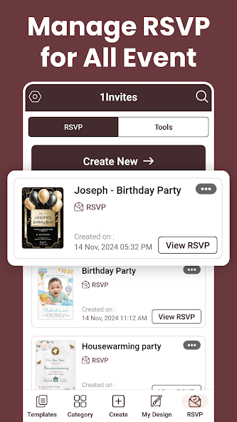 Invitation Maker + RSVP screenshot 21