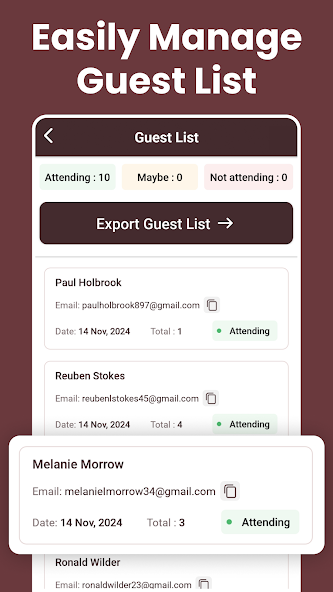 Invitation Maker + RSVP screenshot 22