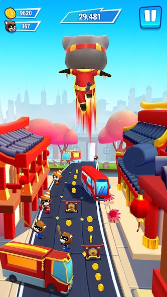 Talking Tom Hero Dash screenshot 2