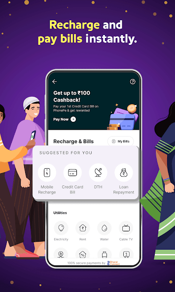 PhonePe UPI, Payment, Recharge screenshot 2