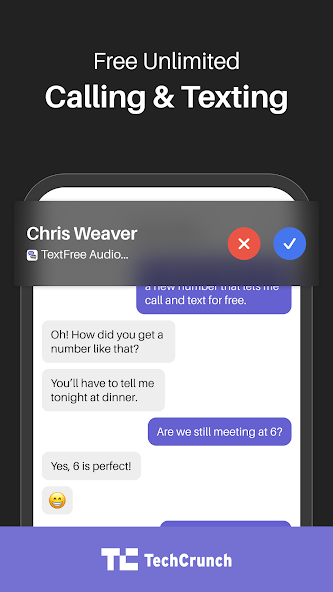 Text Free: Second Call Number screenshot 3