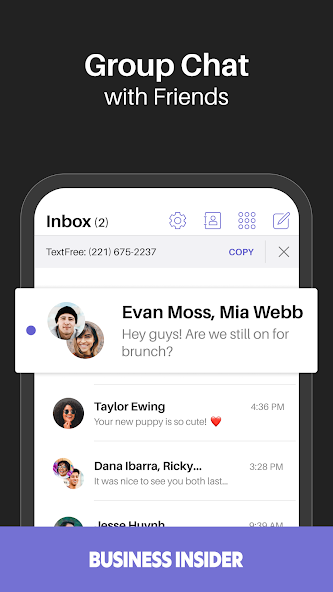 Text Free: Second Call Number screenshot 5