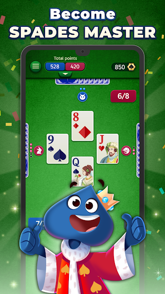 Spades Stars - Card Game screenshot 14