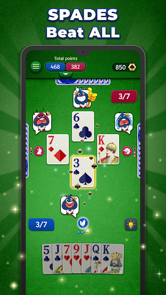 Spades Stars - Card Game screenshot 25