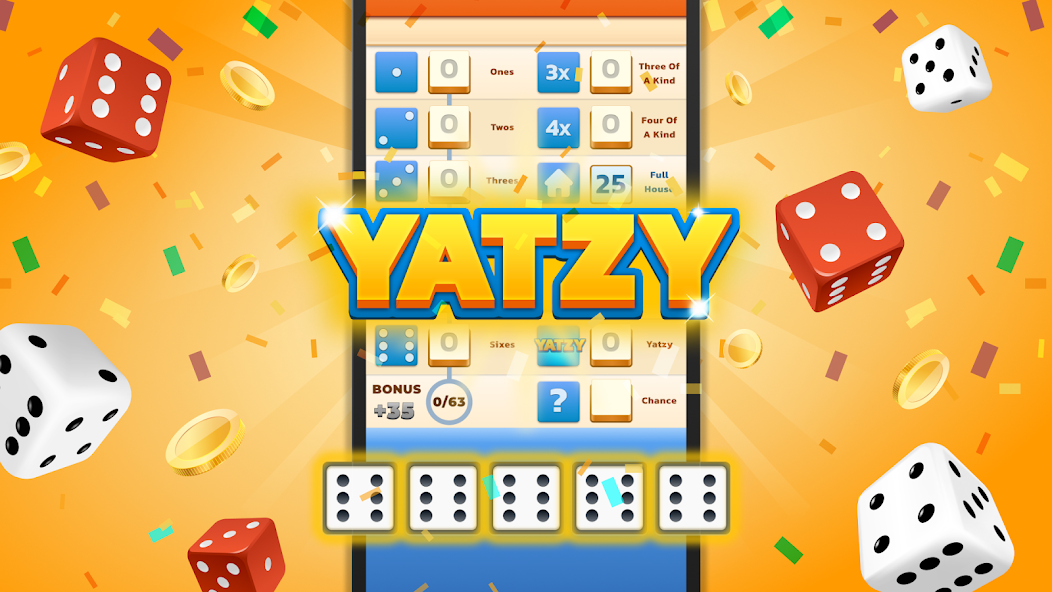 Yatzy - Fun Classic Dice Game screenshot 1