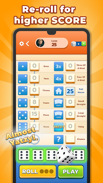 Yatzy - Fun Classic Dice Game screenshot 28