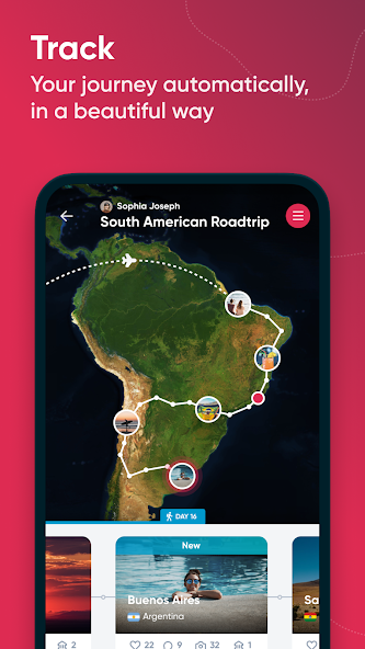 Polarsteps: Plan & Track Trips screenshot 1