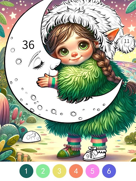 Pop Color - Paint by number screenshot 4