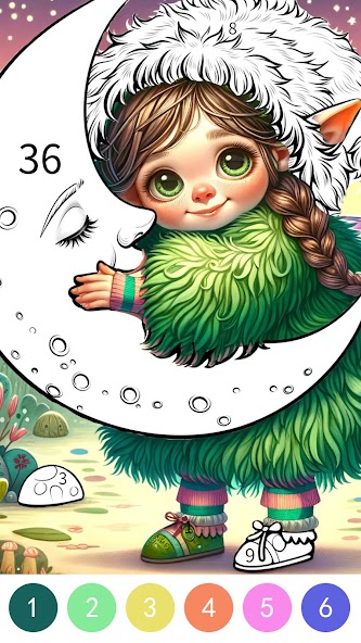 Pop Color - Paint by number screenshot 8