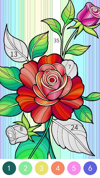 Pop Color - Paint by number screenshot 9