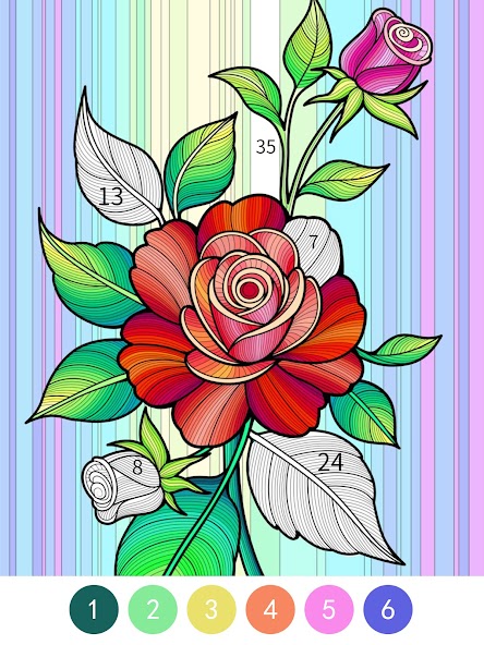 Pop Color - Paint by number screenshot 14