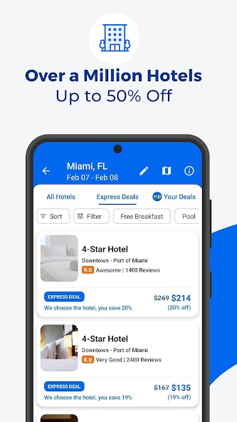 Priceline: Hotel, Flight & Car screenshot 2