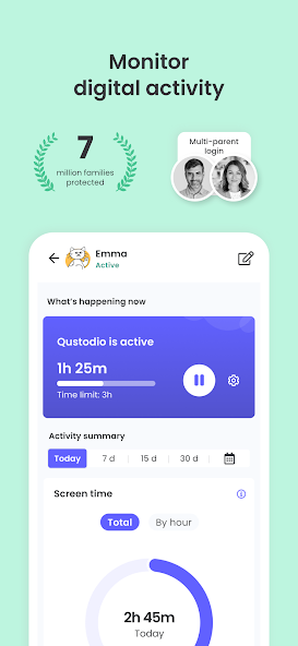Qustodio Parental Control App screenshot 1