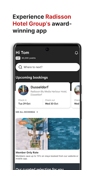 Radisson Hotels International screenshot 1