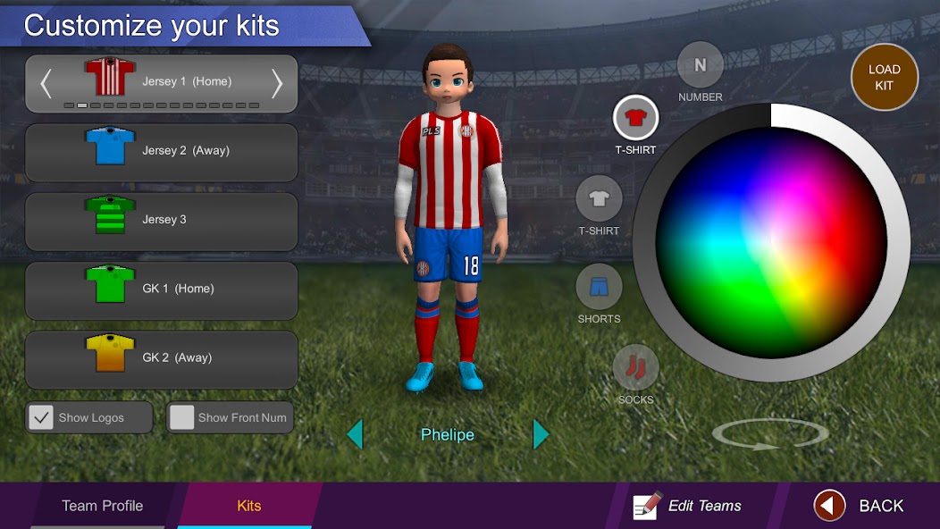 Pro League Soccer screenshot 3