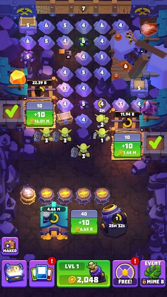 Gold & Goblins: Idle Merger screenshot 14