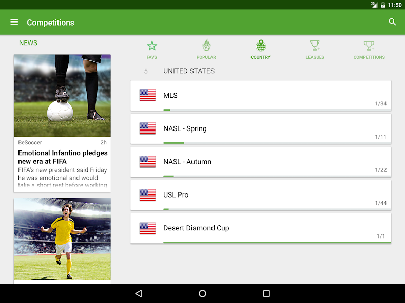 BeSoccer - Soccer Live Score screenshot 2