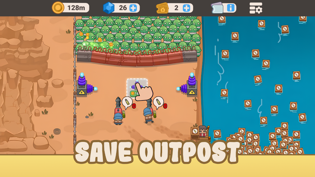 Idle Outpost: Upgrade Games screenshot 5