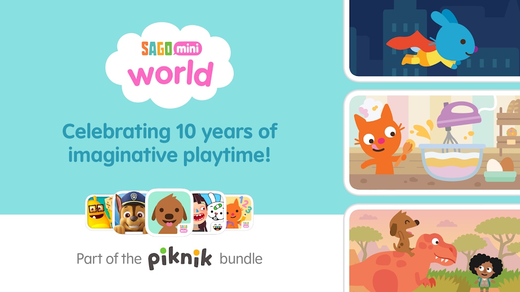 Sago Mini World: Kids Games screenshot 1
