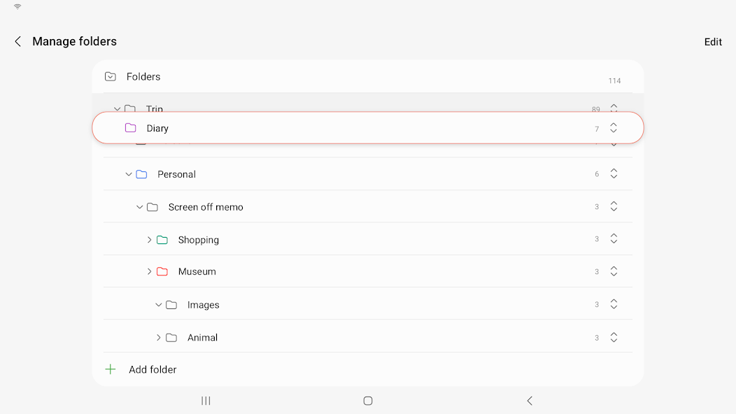 Samsung Notes screenshot 2