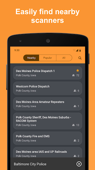 Scanner Radio - Police Scanner screenshot 3