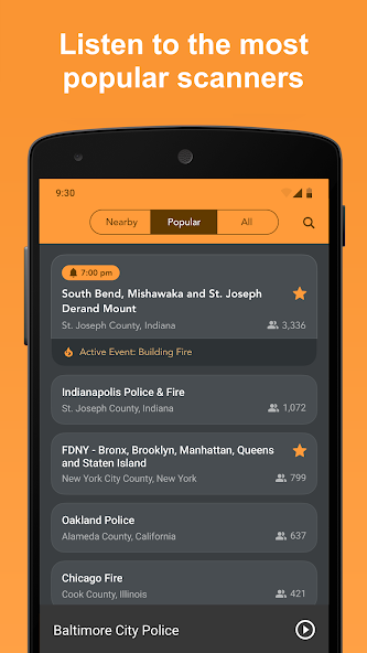 Scanner Radio - Police Scanner screenshot 4