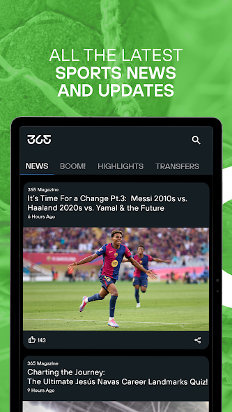 365Scores: Live Scores & News screenshot 8