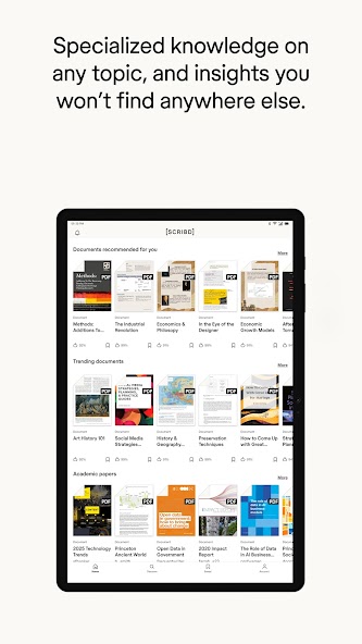 Scribd: 170M+ documents screenshot 2