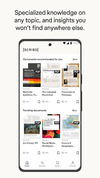 Scribd: 170M+ documents screenshot 5