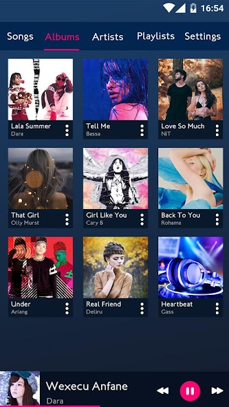 Music player screenshot 12