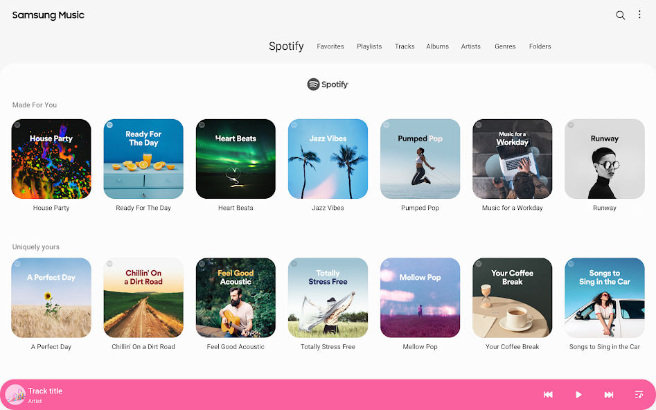 Samsung Music screenshot 4