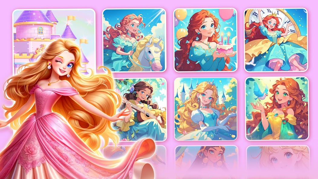 Princess Game Fantasy Coloring screenshot 8