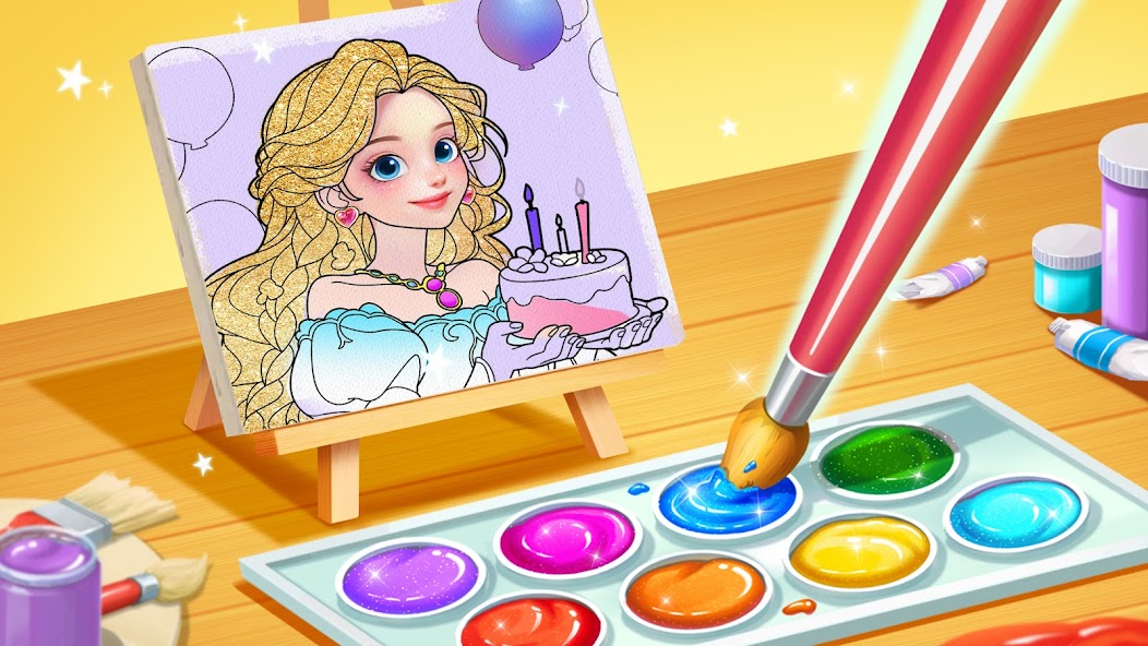 Princess Game Fantasy Coloring screenshot 24