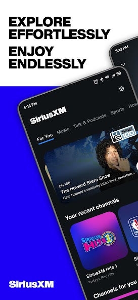 SiriusXM: Music, Sports & News screenshot 1