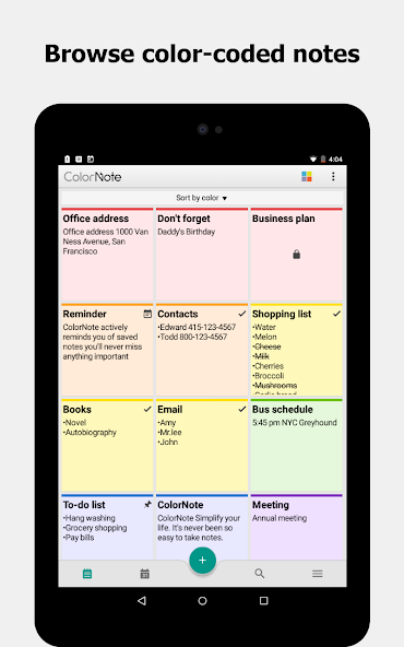 ColorNote Notepad Notes screenshot 7