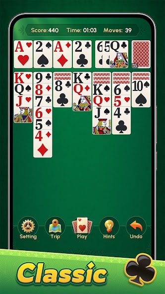 Classic Solitaire: Regal Card screenshot 1