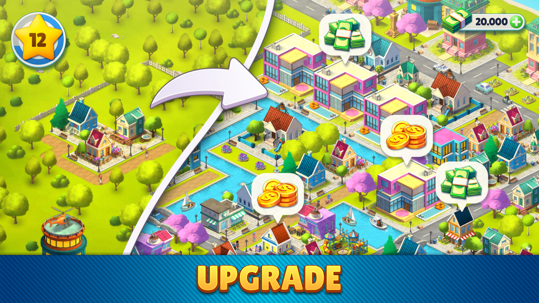 Cozy Town: City Building Game screenshot 6