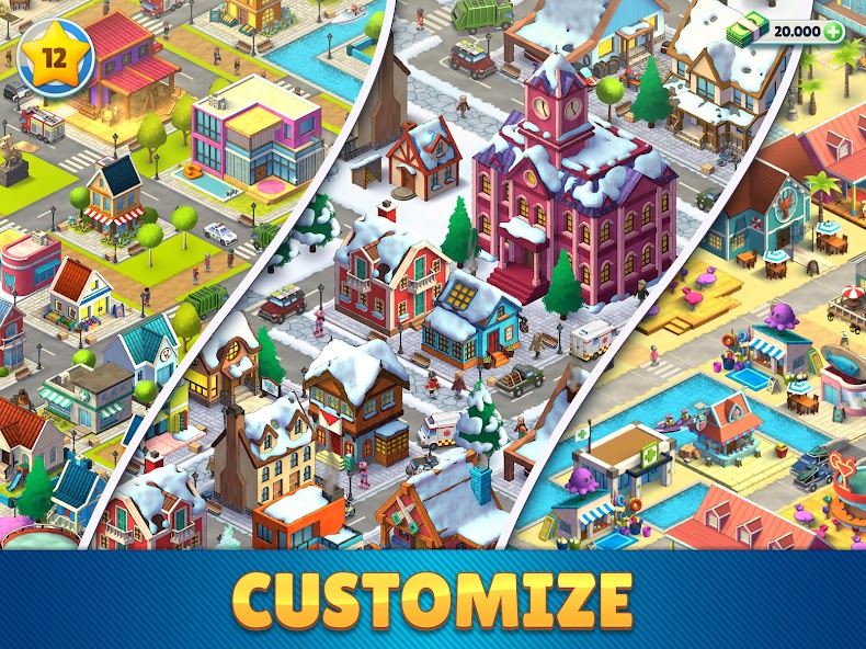 Cozy Town: City Building Game screenshot 10