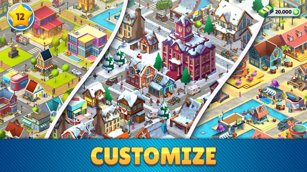 Cozy Town: City Building Game screenshot 19