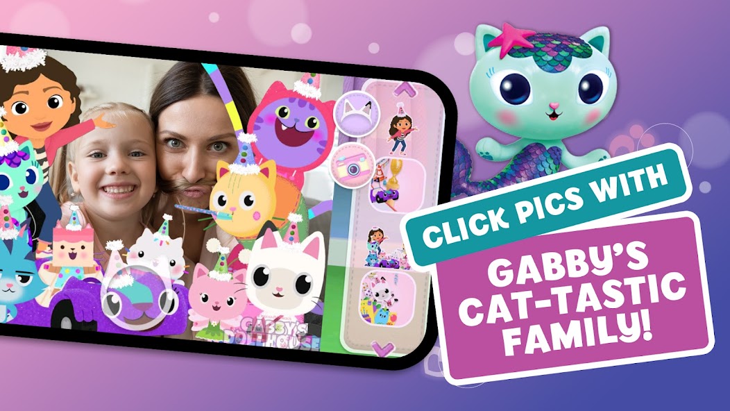 Gabbys Dollhouse: Games & Cats screenshot 1
