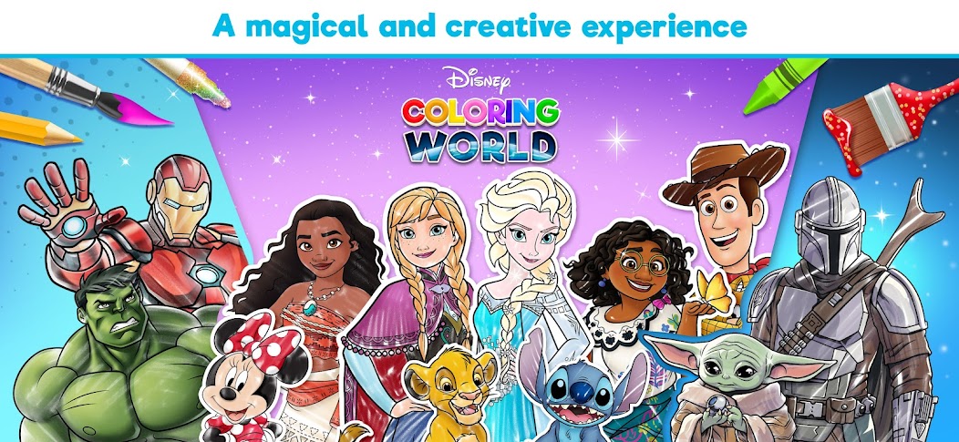 Disney Coloring World screenshot 1