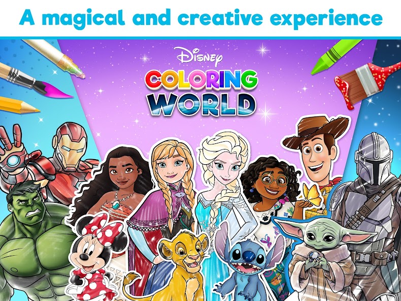 Disney Coloring World screenshot 20