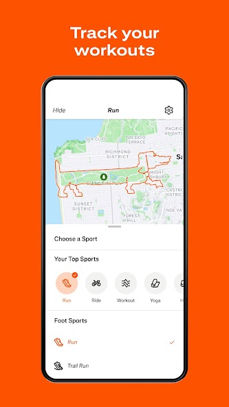 Strava: Run, Bike, Hike screenshot 1