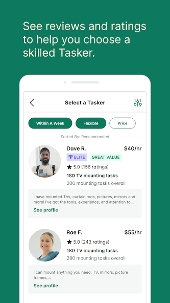 Taskrabbit - Handyman, Errands screenshot 9