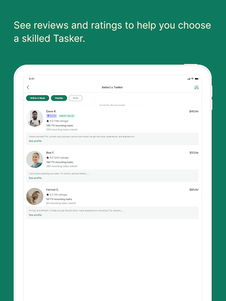 Taskrabbit - Handyman, Errands screenshot 14