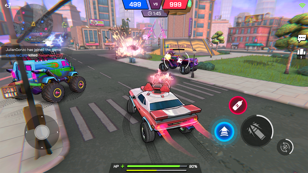 Battle Cars: Nitro PvP Shooter screenshot 1